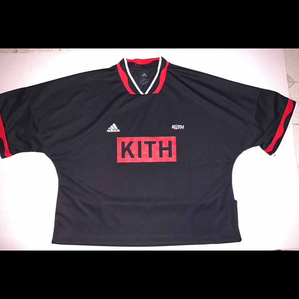 Adidas collaboration with kith soccer jersey
